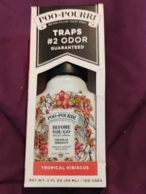 Before-You-Go Tropical Hibiscus Hand Soap Spray - White Floral Bottle